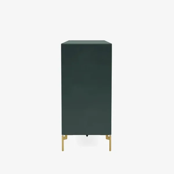 Montana Furniture Couple sideboard, mässingsben - 163 Svart jade