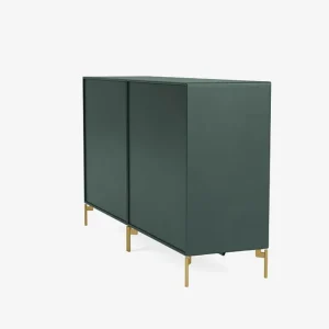 Montana Furniture Couple sideboard, mässingsben - 163 Svart jade