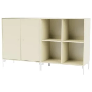 Montana Furniture Pair sideboard, Snow ben - 150 Vanilla