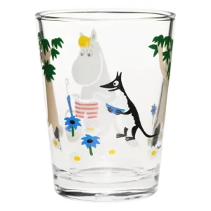 Barn Moomin Arabia Mumin glas, 22 cl, Vi åker på semester