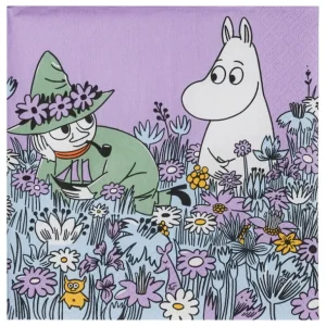 Moomin Arabia Mumin pappersservett, 33 cm, Friends forever