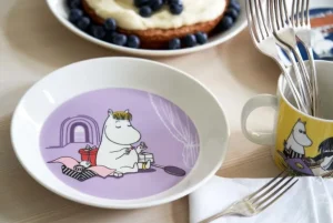 Moomin Arabia Mumin tallrik 19 cm, Snorkfröken, lila
