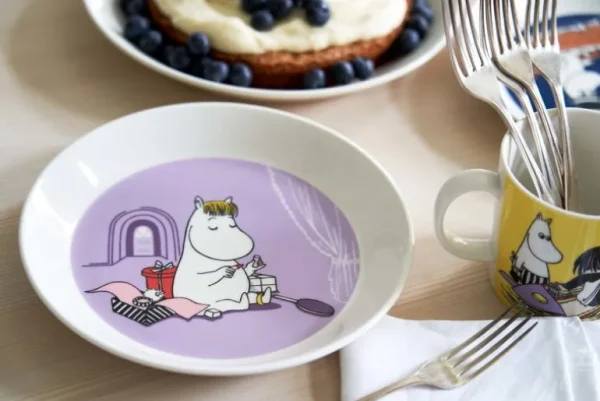 Moomin Arabia Mumin tallrik 19 cm, Snorkfröken, lila