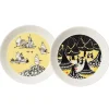 Moomin Arabia Mumintrollen tallriksset, Yellow & Hurray!