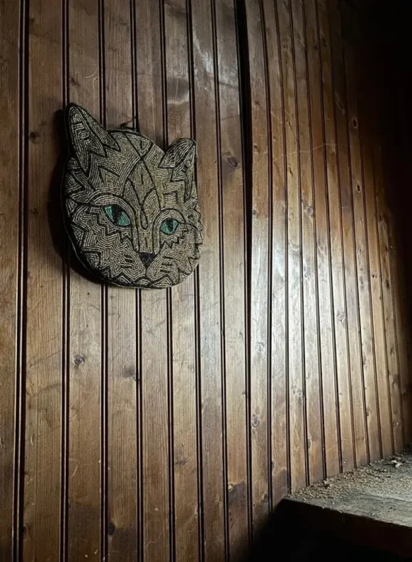 Barn MUM's Mau väggkonst, 28 x 28 cm, guld