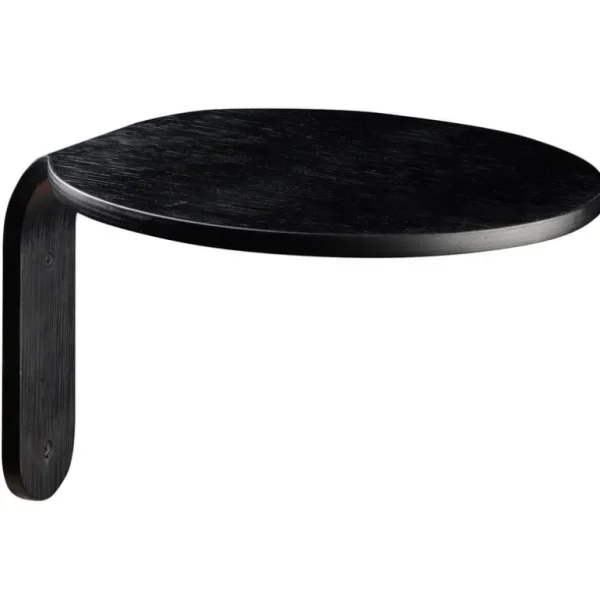 Muoto Collection Turn vägghylla, svart