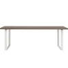 Muuto 70/70 bord, 225 x 90 cm, massiv rökt ek - vit