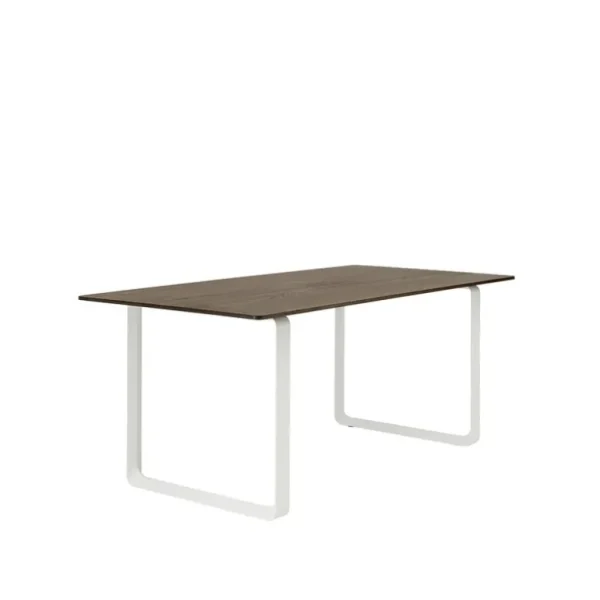 Muuto 70/70 bord, 170 x 85 cm, massiv rökt ek - vit