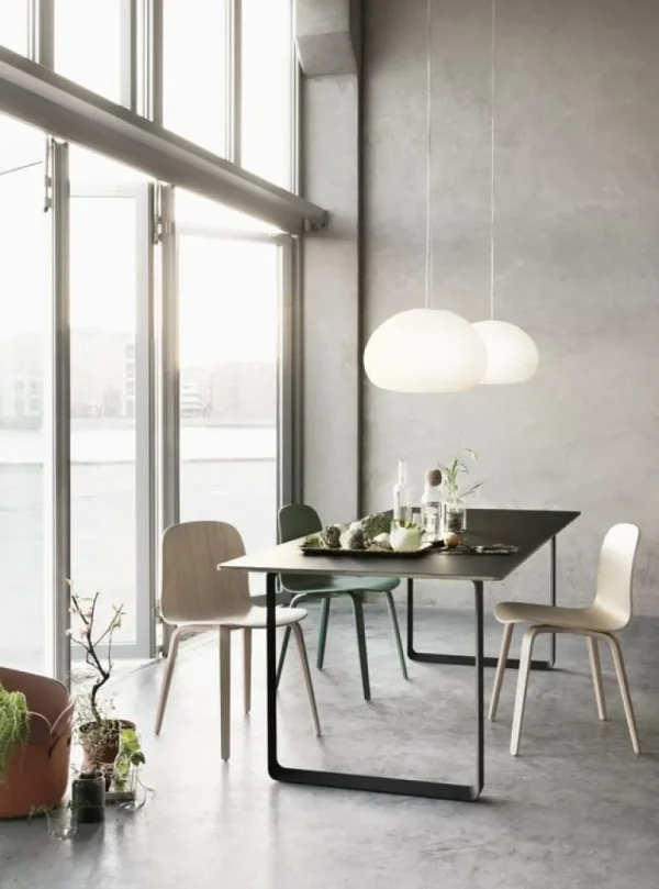 Muuto 70/70 bord, 225 x 90 cm, vit