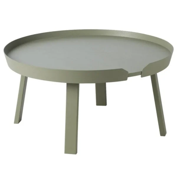 Muuto Around soffbord, stort, dusty green