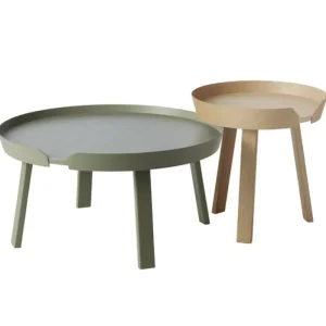 Muuto Around soffbord, stort, dusty green