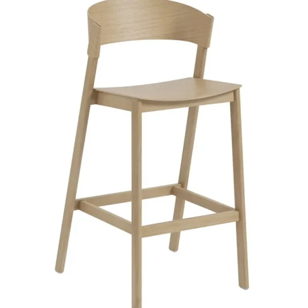 Muuto Cover barstol, 75 cm, ek