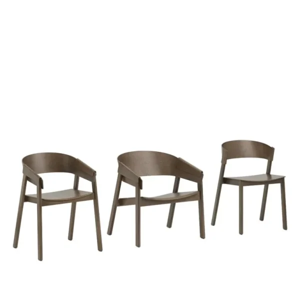 Muuto Cover stol, mörkbrun bets