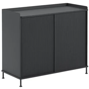 Muuto Enfold sideboard, 100 cm, hög, svart