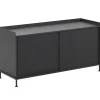 Muuto Enfold sideboard, 124 cm, låg, svart