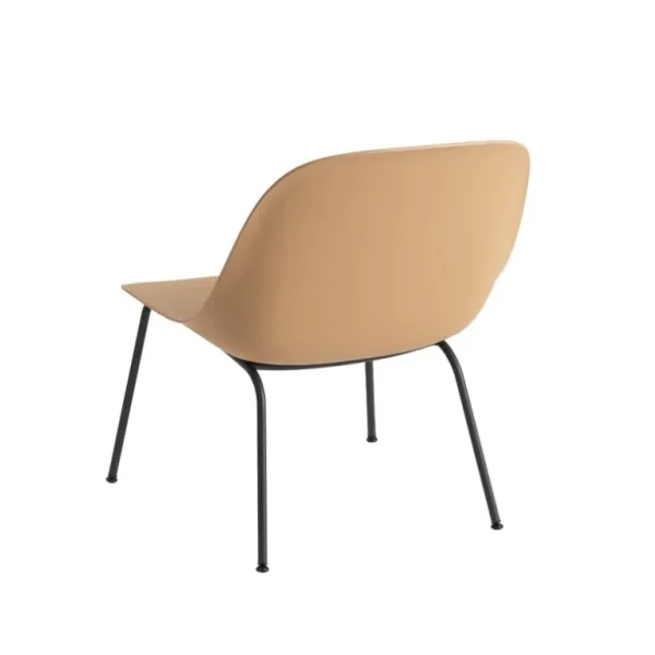 Muuto Fiber loungestol, tubram, ockra - svart