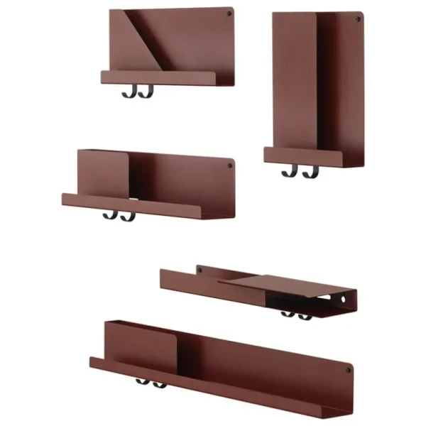 Muuto Folded hylla, djupröd, stor