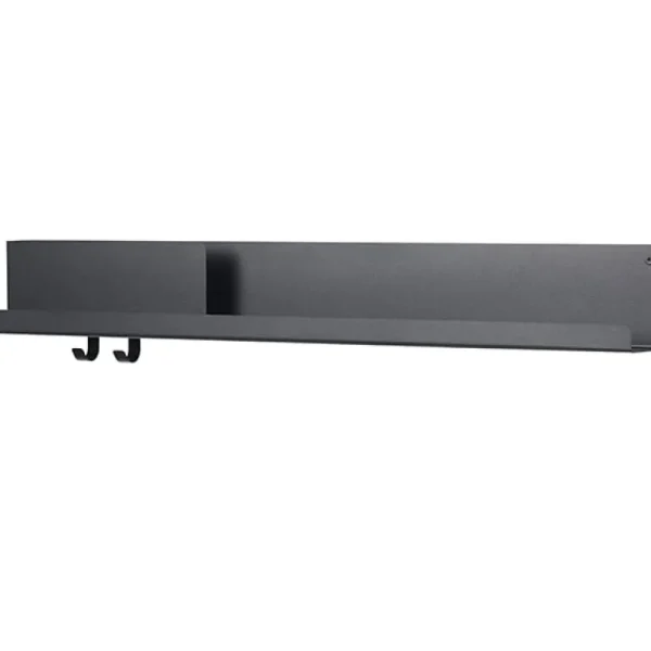 Muuto Folded hylla, svart, stor