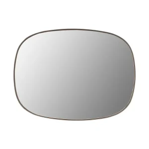 Muuto Framed liten spegel, taupe - klar