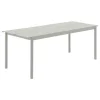 Muuto Linear Steel bord, 200 x 75 cm, grå