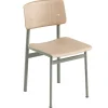 Muuto Loft stol, dusty green - ek