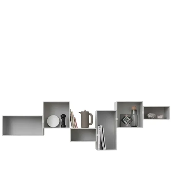 Muuto Mini Stacked 2.0, medium, ljusgrå
