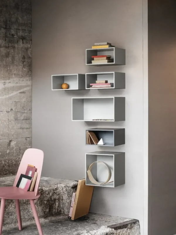 Muuto Mini Stacked 2.0, stor, ljusgrå