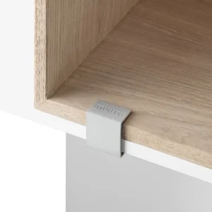 Muuto Mini Stacked klämma, ljusgrå