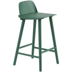 Muuto Nerd barstol, 65 cm, grön