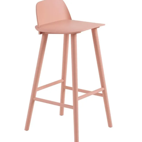 Muuto Nerd barstol, 75 cm, tan rose