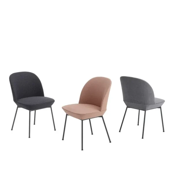 Muuto Oslo stol, Ocean 32 - krom