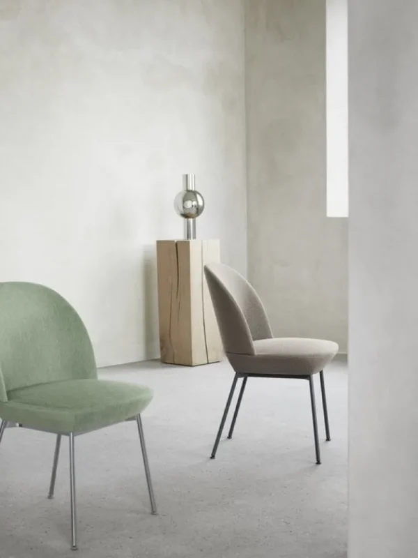 Muuto Oslo stol, Weave 990 - krom