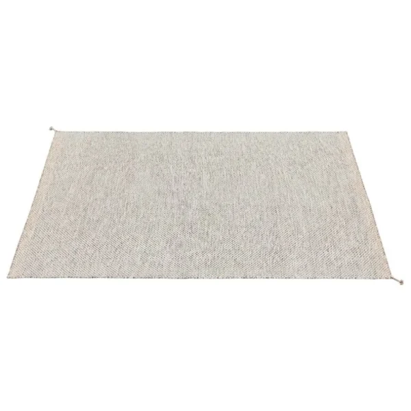 Muuto Ply matta, återvunnen polyester, 170 x 240 cm, svart - vit