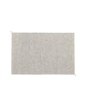 Muuto Ply matta, återvunnen polyester, 170 x 240 cm, svart - vit