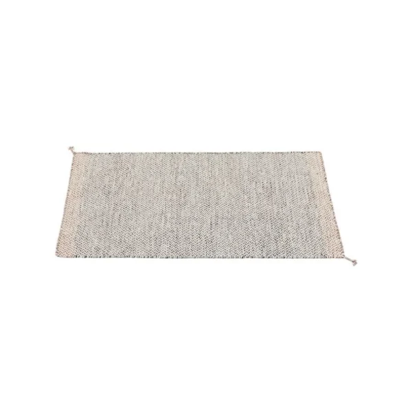 Muuto Ply-matta, återvunnen polyester, 85 x 140 cm, svart - vit