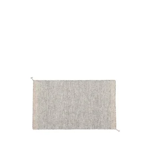 Muuto Ply-matta, återvunnen polyester, 85 x 140 cm, svart - vit