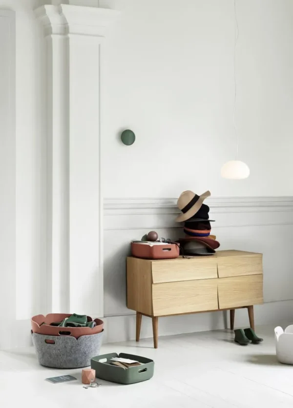Muuto Restore bricka, mattgrön