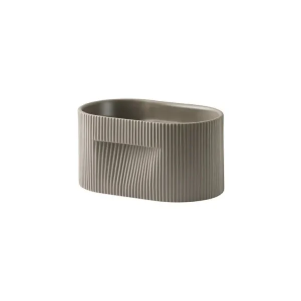 Muuto Ridge blomkruka, h 13 cm, taupe