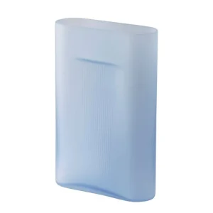 Muuto Ridge vas, 35 cm, ljusblå frostat glas
