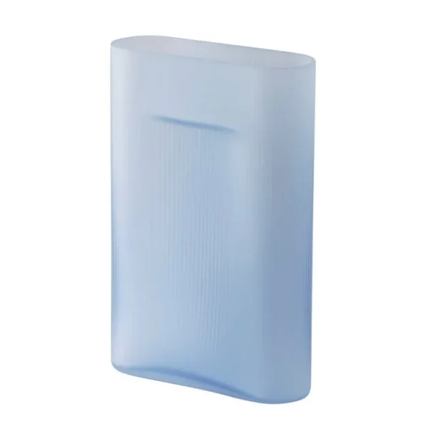 Muuto Ridge vas, 35 cm, ljusblå frostat glas