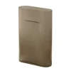 Muuto Ridge vas, 35 cm, taupe frostat glas