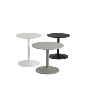 Muuto Soft sidobord, 41 cm, låg, svart