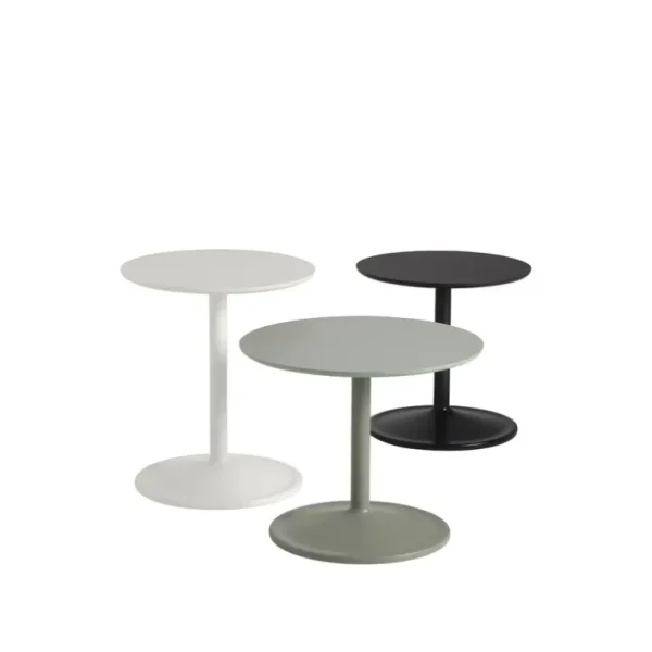 Muuto Soft sidobord, 41 cm, låg, svart