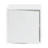 Muuto Stackad hyllmodul med lucka, medium, vit