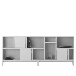 Muuto Stacked hyllmodul, medium, ljusgrå