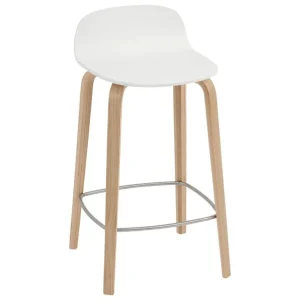 Muuto Visu barstol, 65 cm, ek - vit