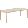 Muuto Workshop bord, 200 x 92 cm, ek - warm grey linoleum