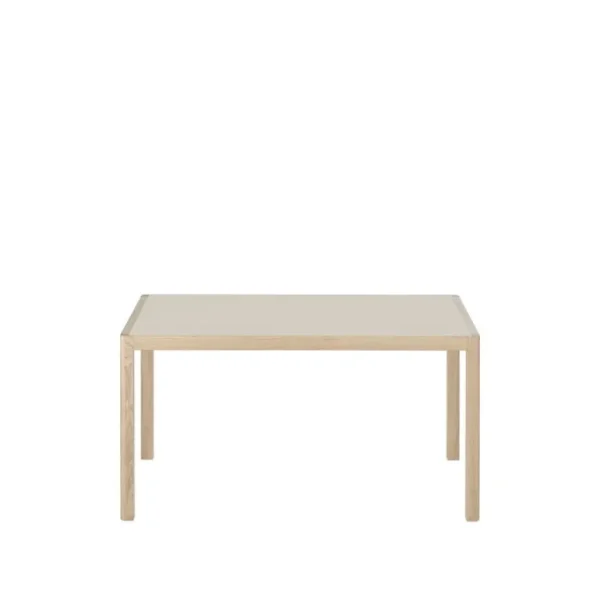 Muuto Workshop bord, 140 x 92 cm, ek - warm grey linoleum