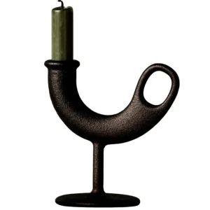 Nedre Foss Ildhane ljushållare, svart
