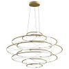 Nemo Lighting Drop 9 pendellampa, 2700 K, satin gold